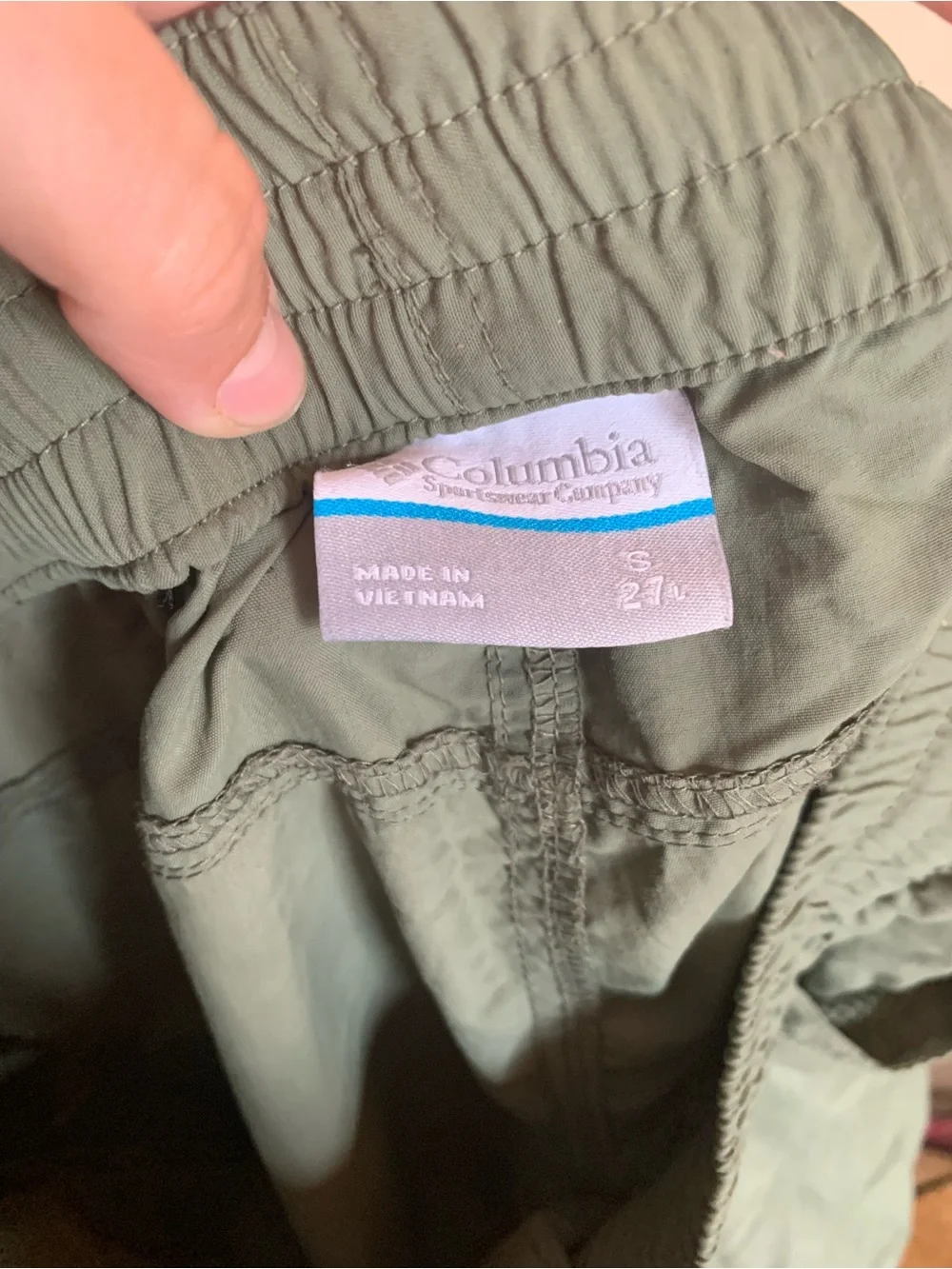 Columbia Olive Green Women's Cargo Pants Size Small Bottoms Outdoor Clothing
